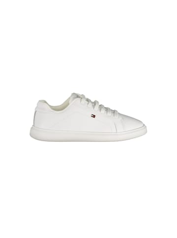 Tommy Hilfiger Weiße Polyurethan-Sneaker