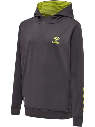 Hummel Kapuzenpullover Hmloffgrid Kinder in FORGED IRON/DARK CITRON