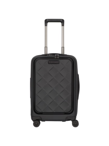 Stratic Leather&More 4-Rollen Kabinentrolley 55 cm in matt black