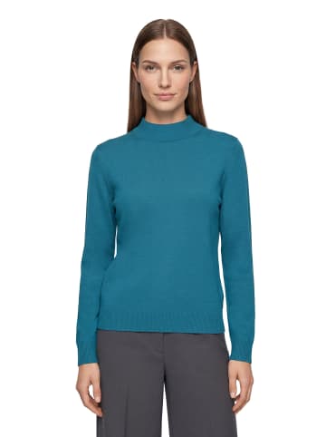 Betty Barclay Basic-Strickpullover mit Stehkragen in Colonial Blue