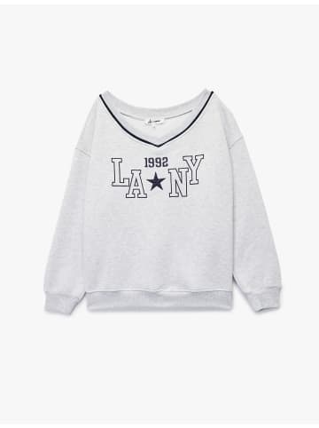 KOTON SWEATSHIRTS in Schneemelange