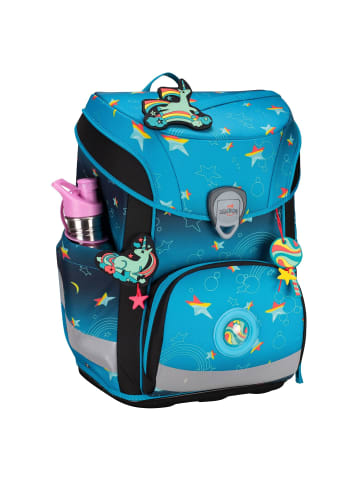 DerDieDas ErgoFlex Easy LED Schulranzen-Set 5-teilig in Rainbow Star