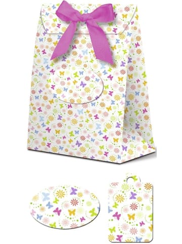 Buntpapierfabrik Ludwig Bähr Geschenkbox Celina 9,5x12,5x5cm Packung mit 5 Stück Motiv: 03