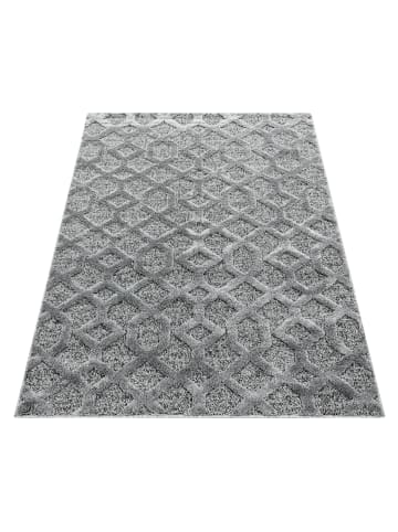 KADIMA DESIGN Teppich Hochflor Hoch-Tief Geometrisch Polypropylen Wohnzimmer
