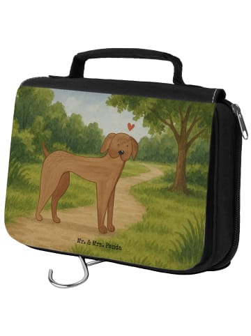 Mr. & Mrs. Panda Kulturtasche Hund Dogge Design ohne Spruch in Weiß