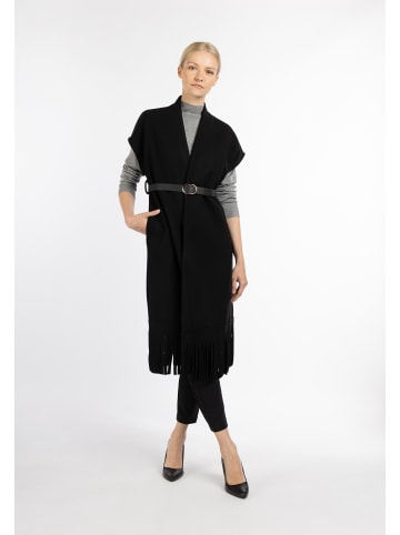 DreiMaster Klassik Damen Weste in Schwarz