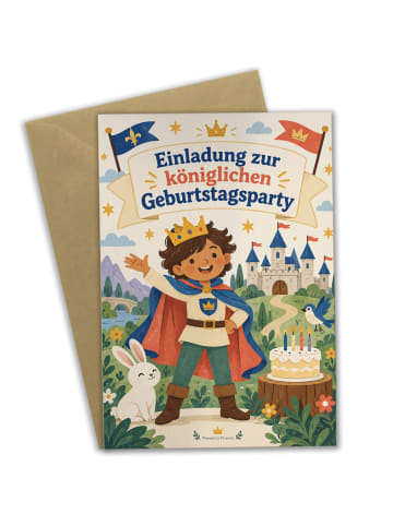 Mr. & Mrs. Panda Glückwunschkarte Geburtstag Abenteurer bunt Des... in Weiß