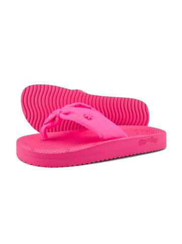 Flip Flop Sandalen "comfy*flower" in neonpink