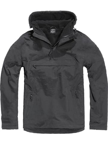 Brandit Jacke "Windbreaker" in Schwarz