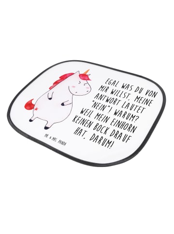 Mr. & Mrs. Panda Sonnenschutz für Autoscheiben Einhorn Wut mit S... in Weiß