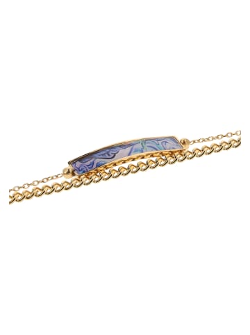 grassland Women Multi-Chain Bracelet in Gold Multicolor