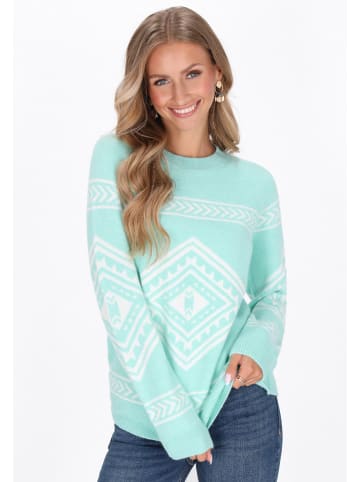 IZIA Women Sweater in aqua