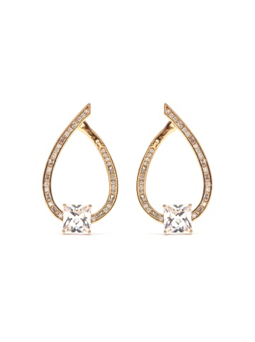 Luxenter Ohrringe Shuasin mit 18 Karat Gelbgold-Finish – SHUASIN