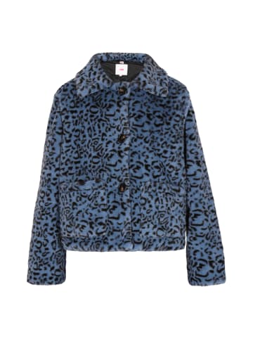 myMo Damen Jacket in Blau Schwarz