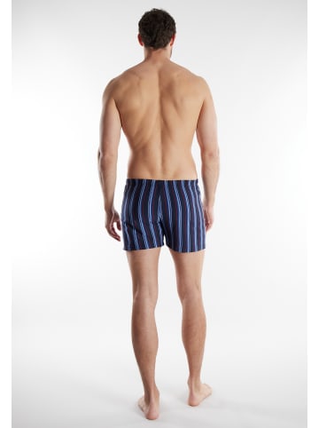 Götzburg Boxershort 2Er Pack Wildlife in blau-mittel-Streifen