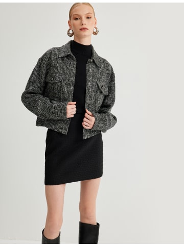 KOTON Blazer in Schwarz Gemustert