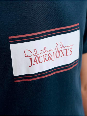 JACK & JONES Junior T-Shirt Jjbuster Basic in navy blazer