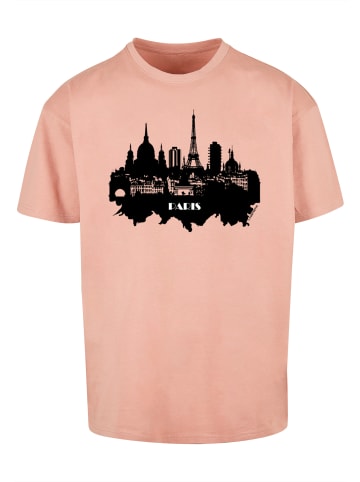 F4NT4STIC Heavy Oversize T-Shirt PARIS SKYLINE OVERSIZE TEE in amber