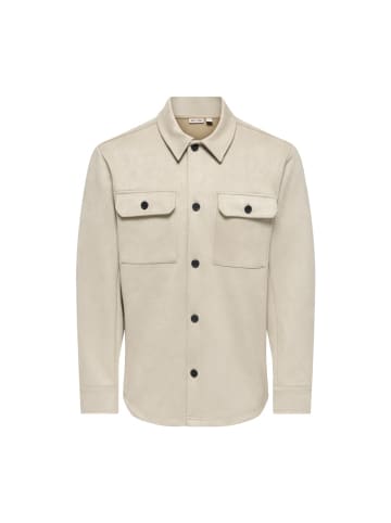 Only&Sons Langarmhemd in Silver Lining