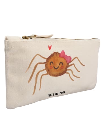 Mr. & Mrs. Panda Kulturtasche Spinne Agathe Freude ohne Spruch in Weiß