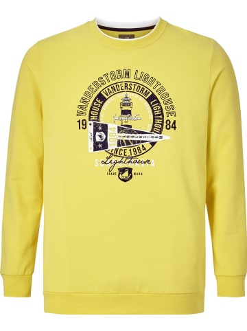 Jan Vanderstorm Sweatshirt DYRIK in gelb