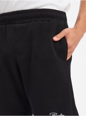 PEGADOR Shorts Signar Heavy Rib in schwarz