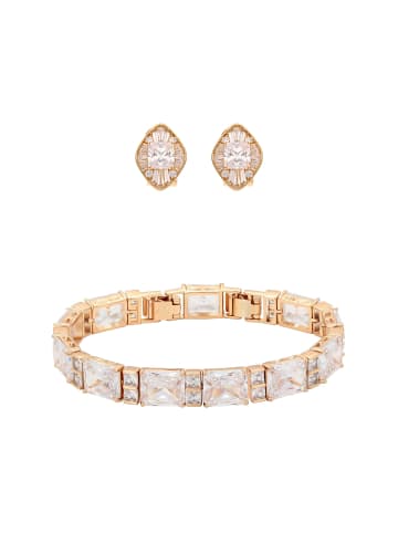 faina Women Jewelry Set in rose gold white