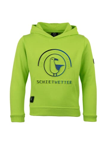 SCHIETWETTER Kinder Hoodie Max in lime-blue