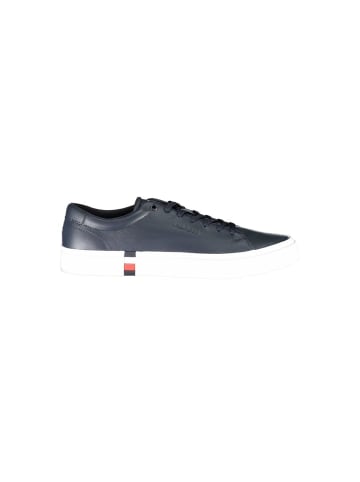 Tommy Hilfiger Blaue Leder-Sneaker