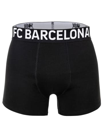 FC Barcelona Boxershort 5er Pack in Schwarz/Grau/Weiß