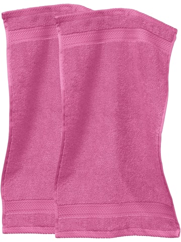 Erwin Müller Frottier Gästetuch 2er-Pack Friedrichshafen in rosa