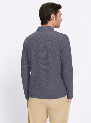 WITT WEIDEN Langarm-Shirt in marine-gestreift