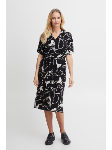 Fransa Jerseykleid FRFEDOT Straight fit in Black mix