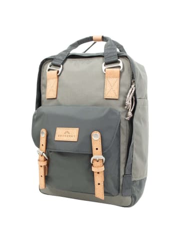 Doughnut Macaroon Euro 16 - Rucksack 38 cm (grey x dark grey) in grey x dark grey