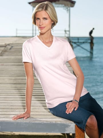 Sieh an! Kurzarmshirt in rosé