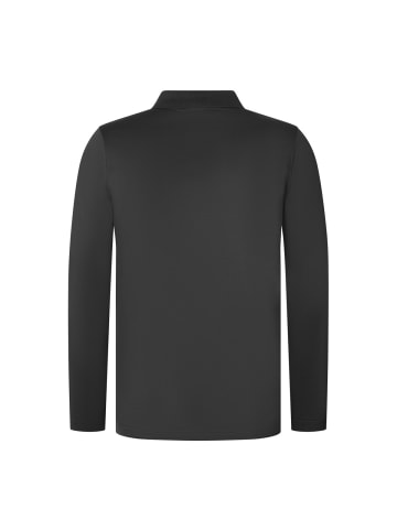 Karl Lagerfeld Langarm-Poloshirt 745007 in schwarz