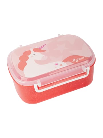 Sigikid Brotzeitbox Pausenbrot Snackdose Einhorn in rosa