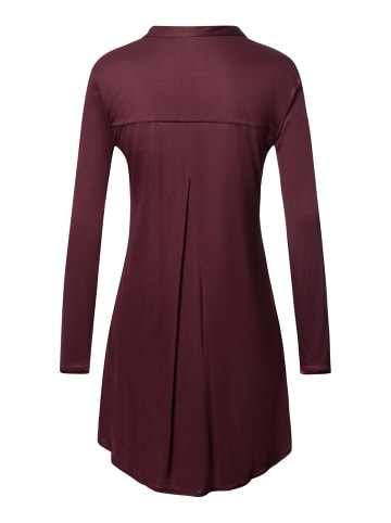 Hanro Nachthemd Grand Central in vivid brown