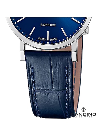 Candino Analog-Armbanduhr Candino Classic blau klein (ca. 29mm)