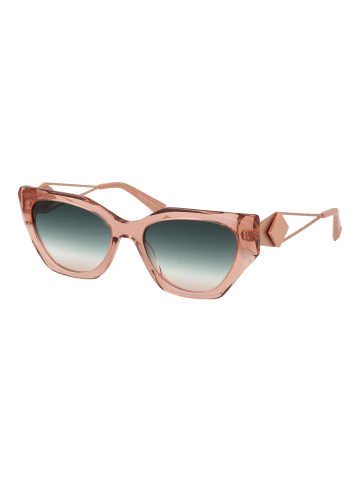 Ana Hickmann Damen Sonnenbrillen Katzenauge Rose