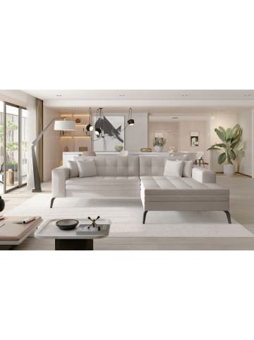 MF Design Sokka Recamiere Rechts in Beige -  (L) 292 x (B) 292 x (H) 84 cm