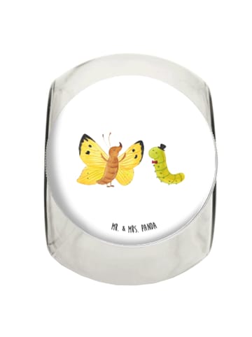 Mr. & Mrs. Panda Bonboniere Raupe Schmetterling ohne Spruch in Weiß