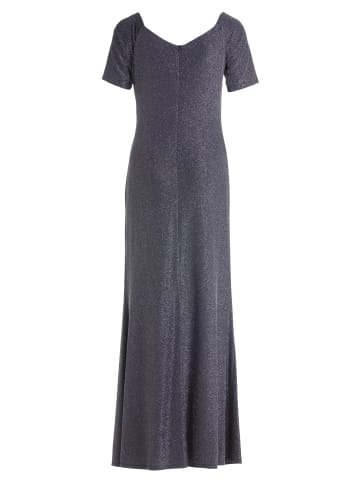 Vera Mont Abendkleid im Glitzer-Look in Dunkelblau/Grau