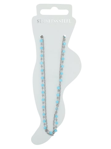 Adeliás Damen Anhänger aus Edelstahl mit Perle in silber