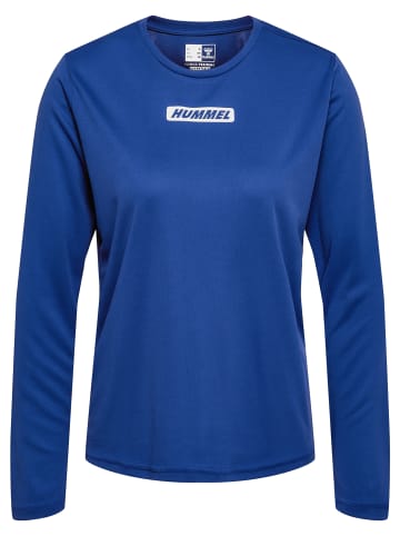 Hummel Hummel T-Shirt Hmlte Training Damen Atmungsaktiv Dehnbarem Feuchtigkeitsabsorbierenden in INSIGNIA BLUE