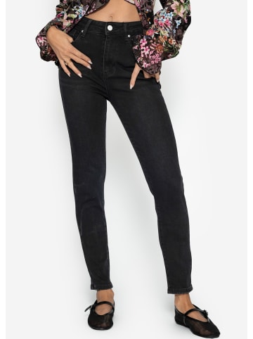 SASSYCLASSY Highwaist Skinny Jeans in Schwarz