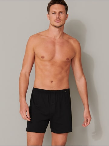 Schiesser Boxer Shorts in Schwarz