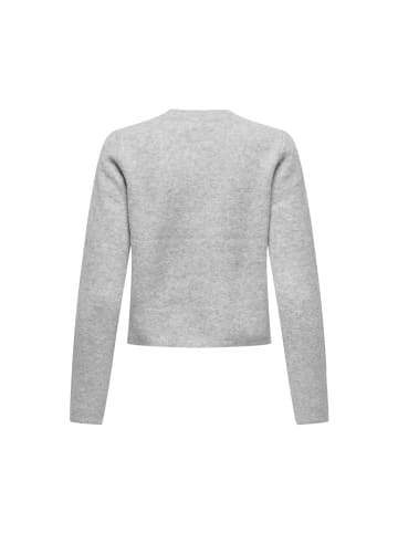 JDY Pullover in Light Grey Melange