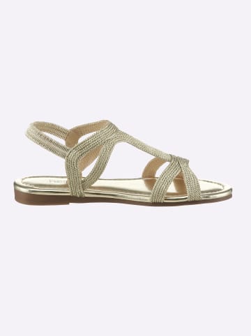 Heine Sandale in goldfarben