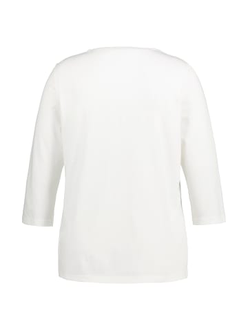 Ulla Popken Pyjama-Shirt in offwhite